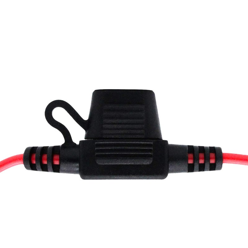 VANTRONIK Waterproof MINI Inline Fuse Holder with 16 Gauge AWG Wire 12 Inches Long, Fit for ATM Blade Small Fuse in Vehicle/Boat/RV/Tractor, 6 Pack - Image 5